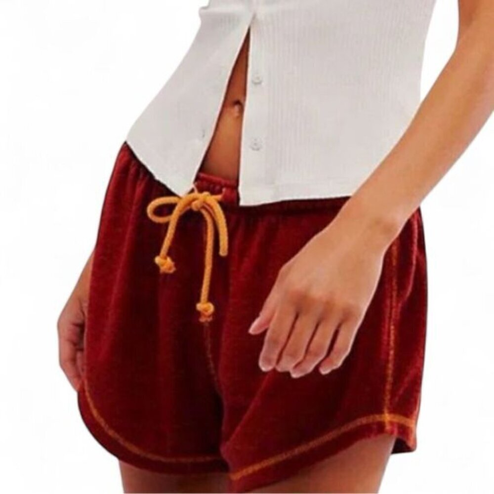 New Free People Gimme More Arabian Spice Terracotta Shorts XS NWOT - Picture 3 of 10